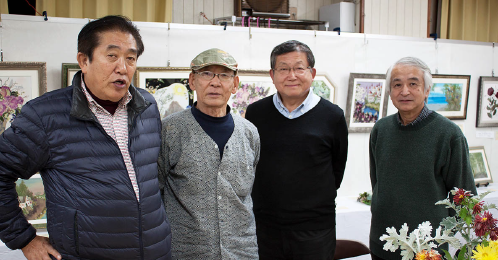 研ぎ忠 岩瀬自治会の皆さんと岡田